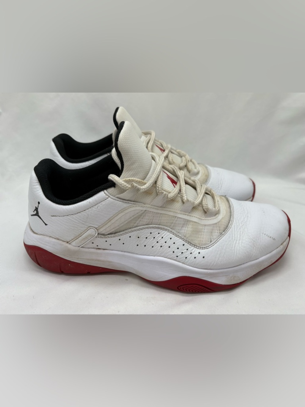 Nike Air Jordan 11 CMFT Low Basketball Shoes "White and Crimson" Red  Sz 12